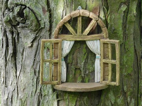 Fairy Window, Tree Hanging Window, Fairy Garden Accessory