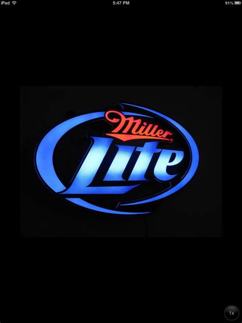 Miller Lite Opti neon sign | Neon signs, Beer memorabilia, Beer signs