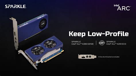 SPARKLE Announces Its Low Profile Intel ARC A380 & A310 Graphics Cards ...