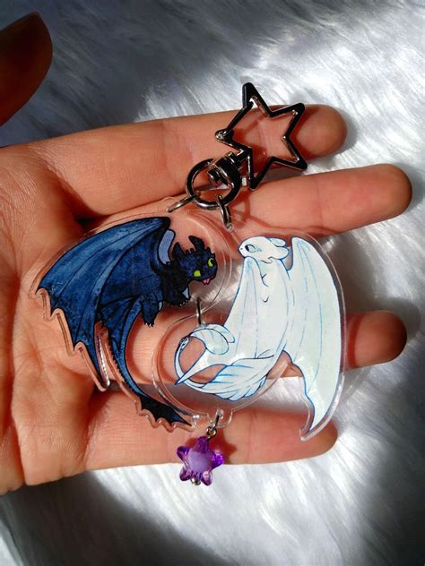 How to Train Your Dragon Acrylic Charms | Etsy