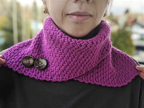 Free Crochet Rectangular Scarf (Cowl) Pattern - Crochet Bits