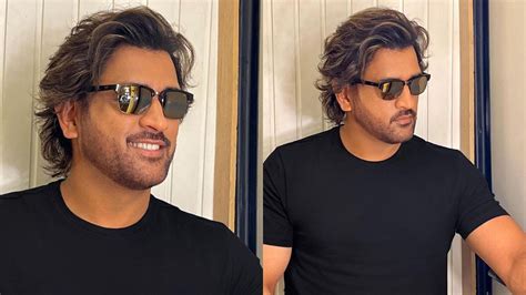 MS Dhoni's Brand New Hairstyle Sets Internet On Fire, Famous Hairstylist Aalim Hakim Shares Photos