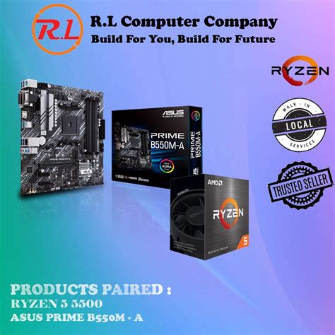 Ryzen 5 5500 + ASUS Prime B550M-A Bundle | Shopee Malaysia