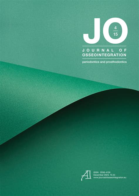 Vol. 15 No. 4 (2023) | Journal of Osseointegration