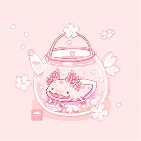 [100+] Cute Axolotl Wallpapers | Wallpapers.com