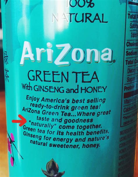 arizona tea ingredients