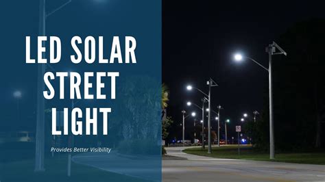 Solar Street Lighting Projects Overview