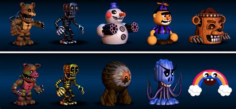 [FNaF World] Boss Pack | Blender 2.79 & 4.0+