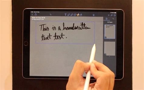 How To Convert Handwritten Text Into Digital Text On iPad (Video) - iOS ...