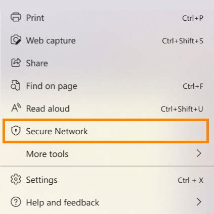 How To Use The Microsoft Edge Secure Network Powered By Images