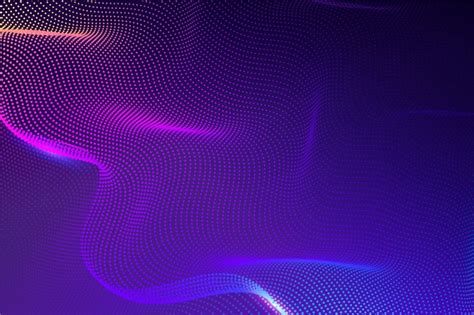 Free Vector | Gradient particle wave background