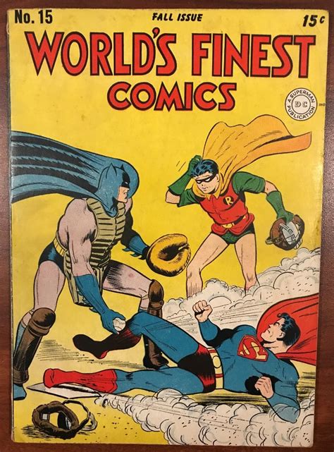 GAC Featured Golden Age Cover – World’s Finest Comics #15 (Fall 1944) | The Golden Age of Comic ...