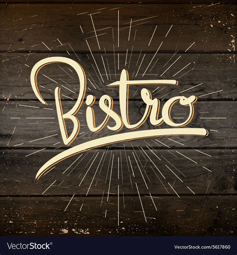 Bistro badges logos and labels for any use Vector Image