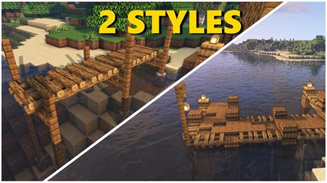 Minecraft: How to Build a Simple Fishing Dock | Tutorial - YouTube