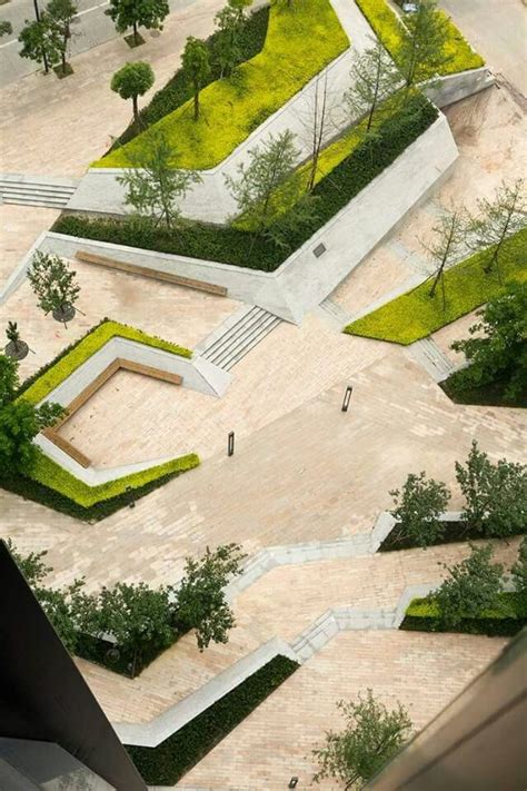 Plaza en desniveles... | Urban landscape design, Landscape and urbanism ...