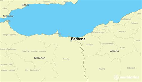 Where is Berkane, Morocco? / Berkane, Oriental Map - WorldAtlas.com