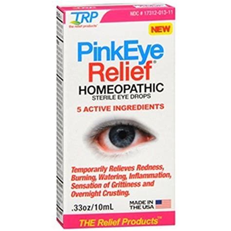 TRP Pink Eye Relief Homeopathic Drop 0.33oz Each - Walmart.com - Walmart.com