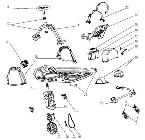 Razor Crazy Cart - Parts for Power Wheels