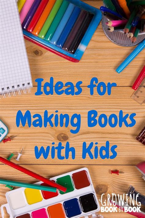 Ideas for Making Books with Kids | Book making, Kids learning, Book activities