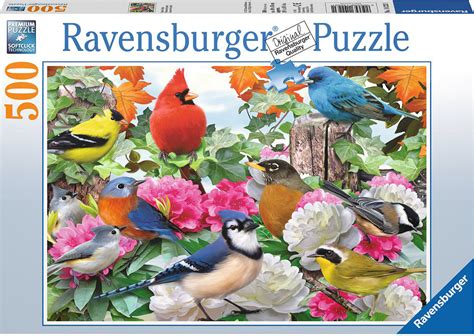 Ravensburger 500 Piece Puzzle Garden Birds - Tom's Toys