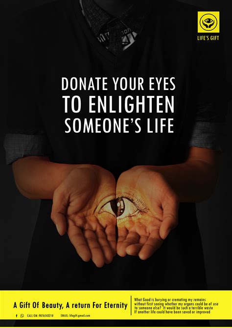 EYE DONATION AWARENESS POSTER :: Behance