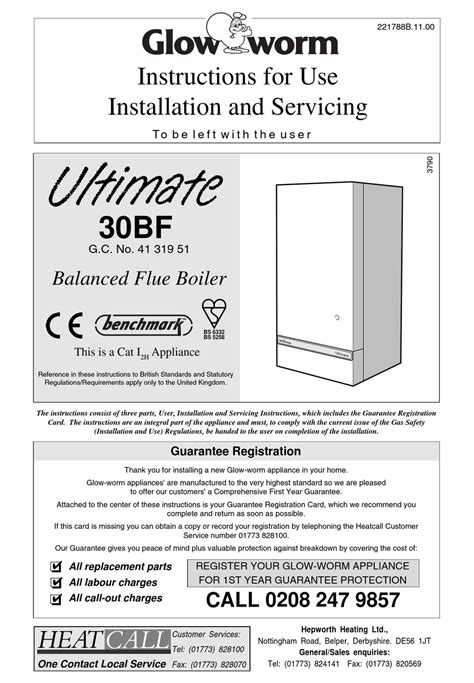 Spare Parts Glow Worm Ultimate Boiler Manual | Reviewmotors.co