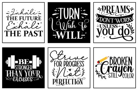 Motivational Quotes SVG Bundle, Motivational Quotes t-shirt Bundle - Buy t-shirt designs