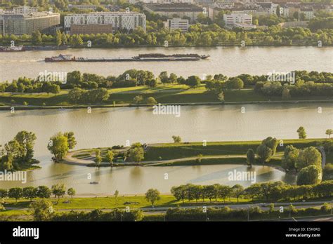 Vienna, river Danube, Danube Island Stock Photo - Alamy