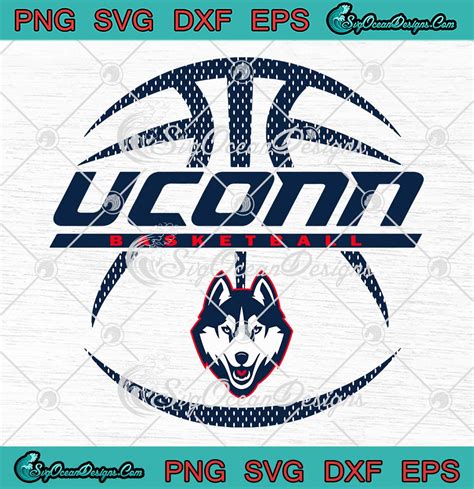 UConn Basketball UConn Huskies SVG, Connecticut Huskies Basketball SVG ...