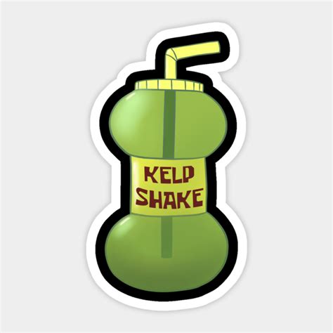 Kelp Shake - Spongebob - Sticker | TeePublic