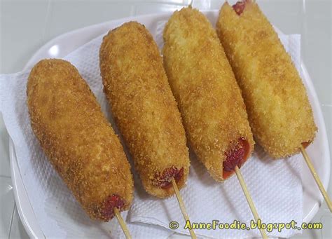 Homemade Mozzarella Corn Dog without cornmeal - Anne Foodie