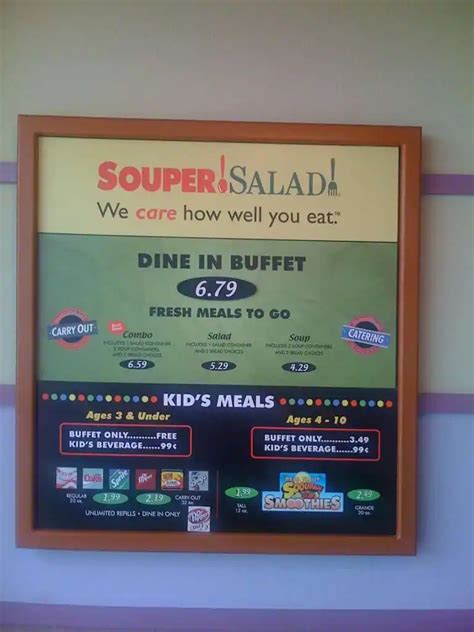 Souper Salad Menu, Menu for Souper Salad, Wichita, Wichita - Urbanspoon ...