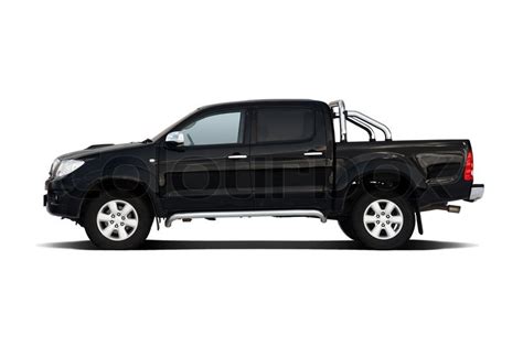 Black pickup truck | Stock Photo | Colourbox