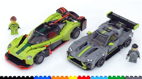 LEGO Speed Champions Aston Martin Valkyrie & Vantage GT3 set 76910 ...