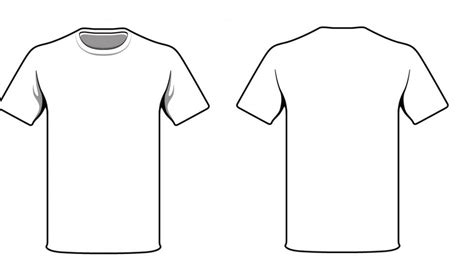 Blank Tshirt Back - ClipArt Best