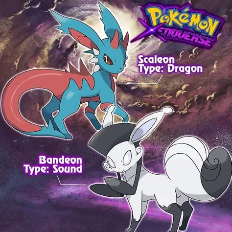 New #eeveelution! Bandeon (sound type) & Scaleon (dragon type) #pokemon ...