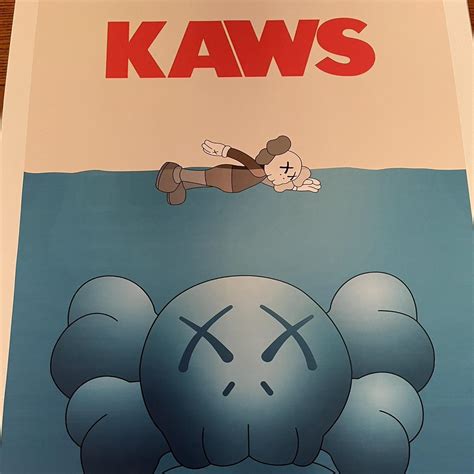 Kaws Poster Good material - Depop