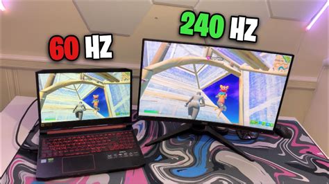 60hz vs 240hz... - YouTube