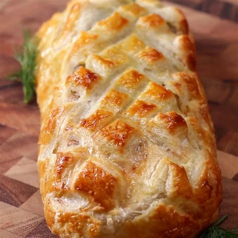 Puff Pastry Salmon (Salmon Wellington) Recipe - Tasty