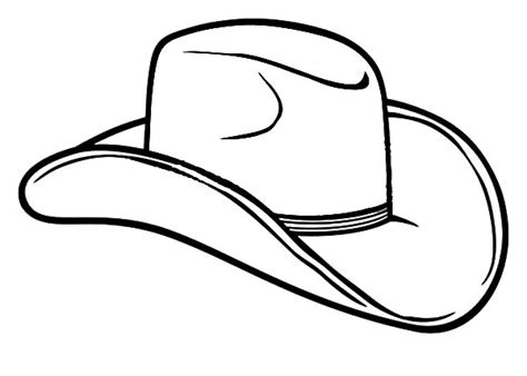 Outline Of A Cowboy Hat - ClipArt Best