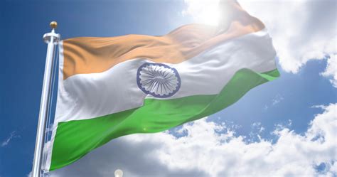 Flag Of India Flying During Independence Day 2019131 Stock Video at ...