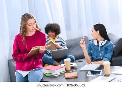 Multicultural Group Young Students Studying Together Stock Photo 1036065553 | Shutterstock