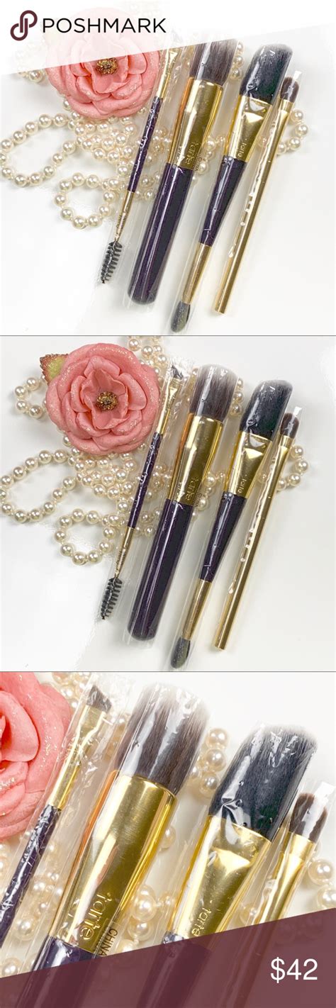 Tarte cosmetics 4pcs makeup brushes | Tarte cosmetics, Makeup brushes ...