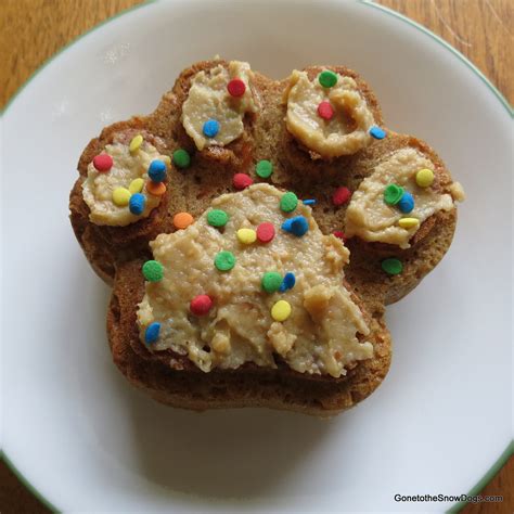 BIRTHDAY CUPCAKES for the DOG Homemade How to Dog Birthday Pupcakes Recipe - Gone to the Snow ...