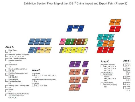 Layout Map of 2023 Canton Fair Venue, Pazhou Complex Map - Easy Tour China