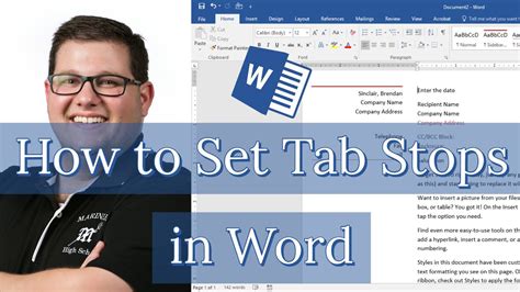 Word set tab stops for document - jnrpl