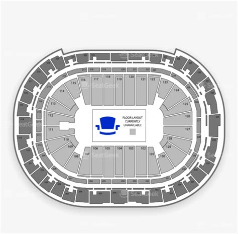 Charlotte Hornets Seating Chart Map Seatgeek Png Charlotte - Rbc Center ...