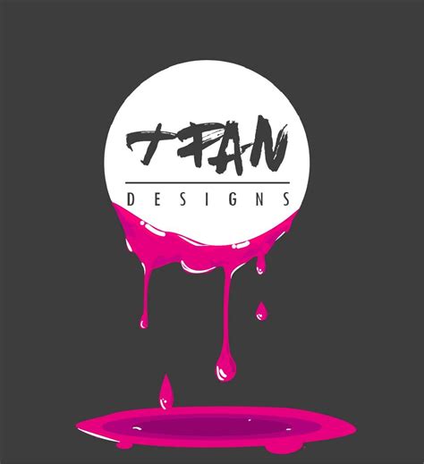 Paint dripping logo #tfan #designs #paint #dripping | Dripping paint art, Drip art, Watercolor logo