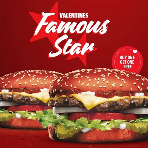 Buy One Get One Free Famous Star Burger @ Carls Jr - ChoiceCheapies