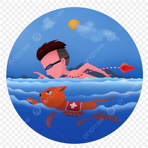 Cartoon Lifeguard Clipart